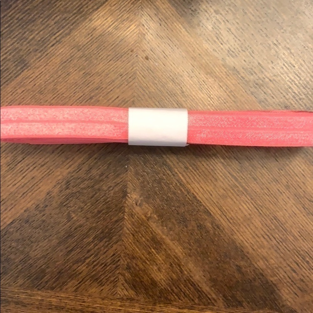 Pink Elastic. 5/8" Foe Fold Over Elastic, Soft For Headbands, Ponytails & Masks.